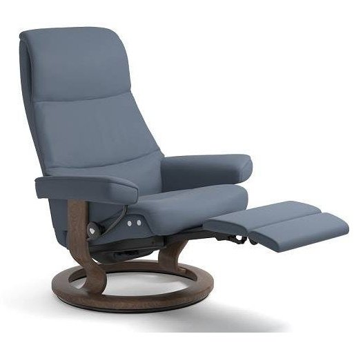 Stressless View Medium Classic Power Leg + Back