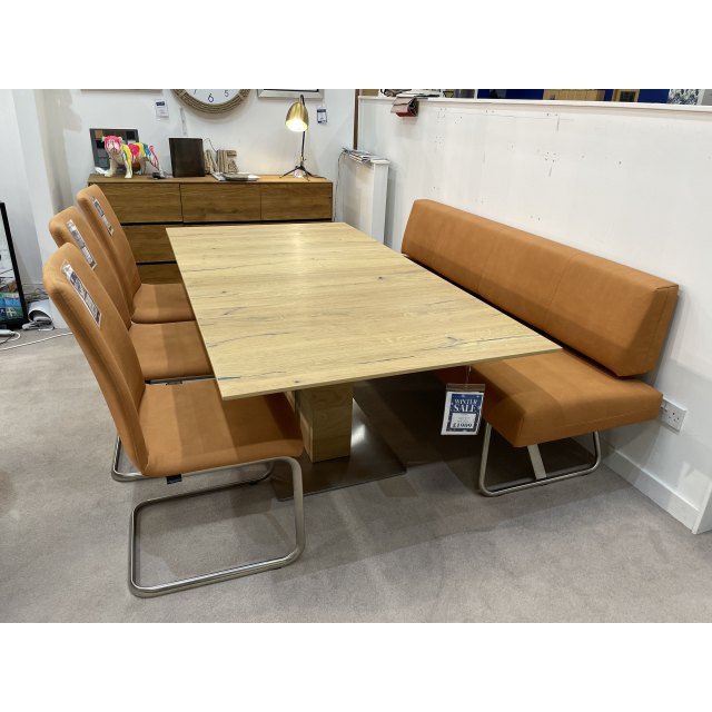 Venjakob ET634 Table, P486 Bench & 3 Eileen Dining Chairs.